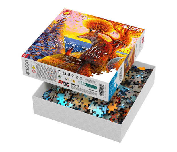 Good Loot Imagination Puzzle: Roch Urbaniak Benkei 1000 elementów - 1331119 - zdjęcie 4